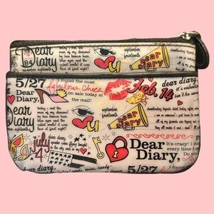 cute 90s/2000s "diary" wallet